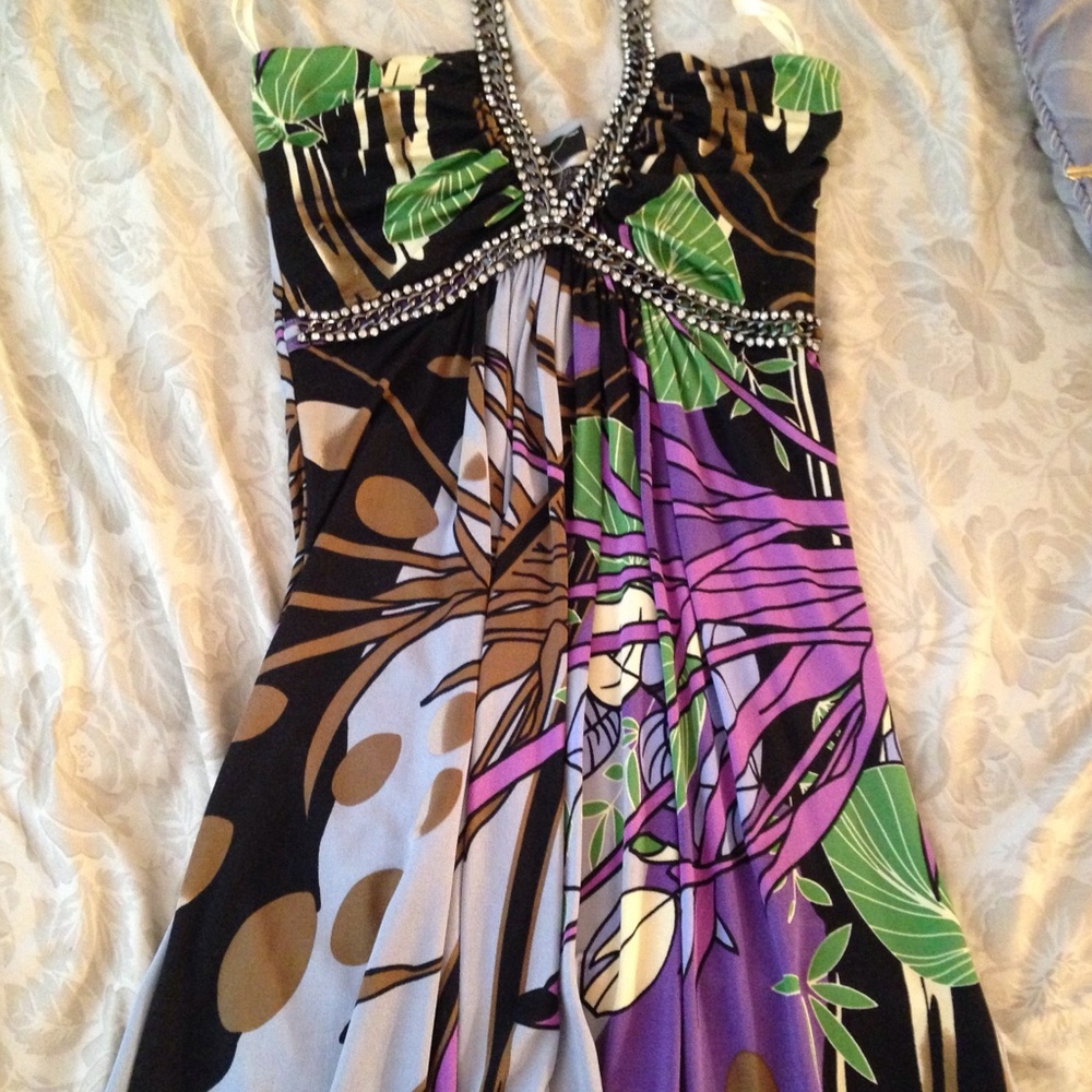 COPY - Sky dress with jewels